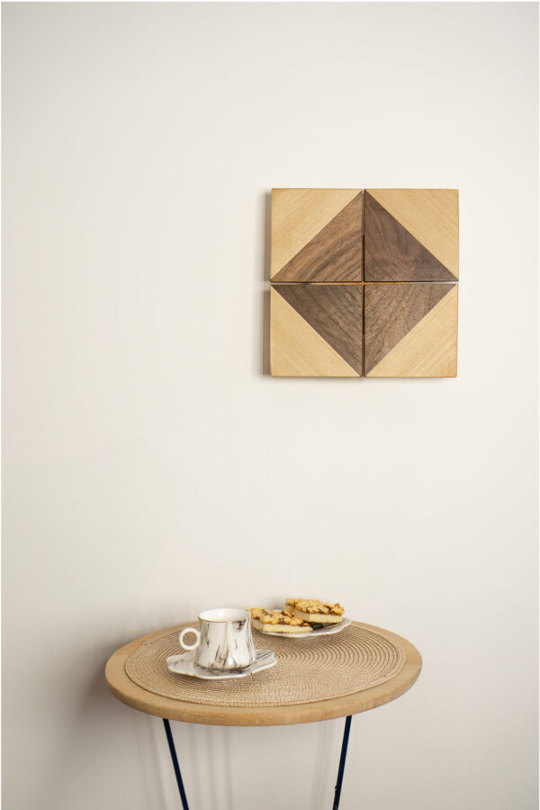 Aether Maple and Walnut Wood LED Wall Lamp