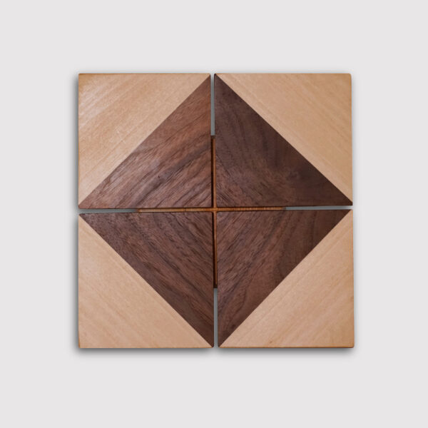 Aether Maple and Walnut Wood LED Wall Lamp - Image 4
