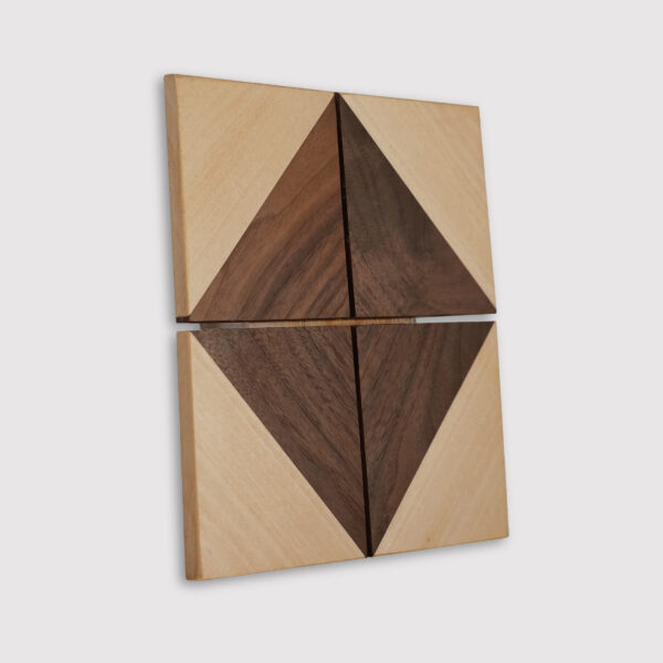 Aether Maple and Walnut Wood LED Wall Lamp - Image 3