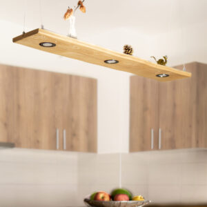 Boreas Maple Wood LED Lamp