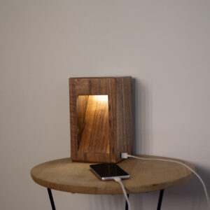 Sylvan Walnut Wood LED Table Lamp