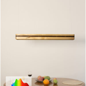 Zephyr Maple and Walnut Wood Sunlight-LED Lamp
