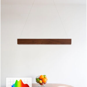 Zephyr Walnut Wood Sunlight-LED Lamp